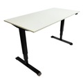  | Alera ALEHT3SAB AdaptivErgo 48.06 in. x 24.35 in. x 25 in. to 50.7 in. Sit-Stand 3-Stage Electric Height-Adjustable Table Base - Black image number 6