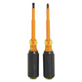 Screwdrivers | Klein Tools 33532-INS 2-Piece Insulated 4 in. Phillips/ Slotted Screwdriver Set image number 2