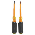 Screwdrivers | Klein Tools 33532-INS 2-Piece 1000V Insulated Slotted and Phillips Screwdriver Set image number 2