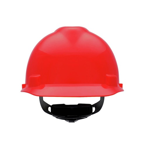  | MSA 475363 V-Gard Slotted Cap with Fas-Trac III Suspension - Red image number 0