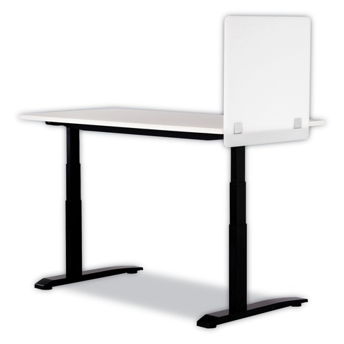 Office Furniture Accessories | Safco 7515WH 23.5 in. x 2.5 in. x 23.5 in. Wellness Panel - Acrylic/White image number 0