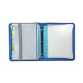 Office Jansan | C-Line 48115 2 in. Expansion 1/6-Cut Tabs 7-Section Zippered Binder with Expanding File - Letter Size/Bright Blue image number 3