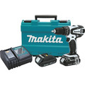 Hammer Drills | Makita XPH01CW 18V 1.5 Ah Cordless Lithium-Ion 1/2 in. Compact Hammer Drill Driver Kit image number 0