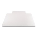 Cleaning & Janitorial Supplies | Deflecto CM14112AM Medium Pile Carpet Lipped 48 in. x 36 in. Antimicrobial Chair Mat - Clear (1/Carton) image number 2