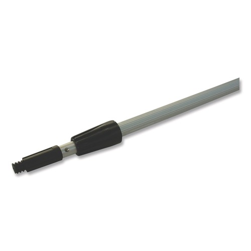 Cleaning & Janitorial Accessories | Boardwalk 96149-BWK 8 ft. Two-Sections Aluminum Extension Pole - Silver/Black image number 0