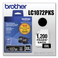 Office Jansan | Brother LC1072PKS 1200 Page-Yield LC1072PKS Innobella Super High-Yield Ink - Black (2/Pack) image number 2