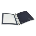 Office Jansan | Avery 15767 Flexi-View 11 in. x 8.5 in. 3-Rings 0.5 in. Capacity Binder with Round Rings - Black image number 5