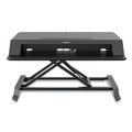  | Fellowes Mfg Co. 8215001 Lotus LT 31.50 in. x 24 in. x 4.38 in. Sit-Stand Workstation - Black image number 0
