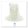 Cleaning & Janitorial Supplies | Boardwalk BWK2020CCT #20 Cut-End Cotton Wet Mop Head - White (12/Carton) image number 7