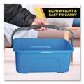 Mop Buckets | Gritt Commercial GRI18312PK 3-Gallon Window and General Cleaning Bucket - Blue (12/Carton) image number 7