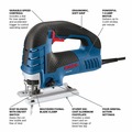 Jig Saws | Factory Reconditioned Bosch JS470E-RT 120V 7 Amp Top-Handle Corded Jigsaw image number 3
