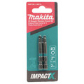 Bits and Bit Sets | Makita A-96718 Makita ImpactX #3 Square Recess 2 in.Power Bit, 2/pk image number 2