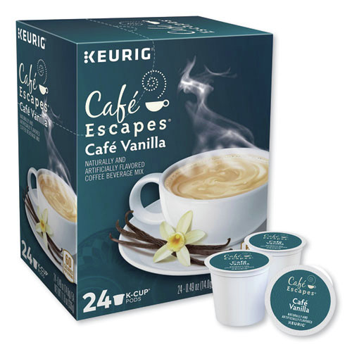 Office Jansan | Cafe Escapes 5000330125 K-Cups - Cafe Vanilla (24/Box) image number 0