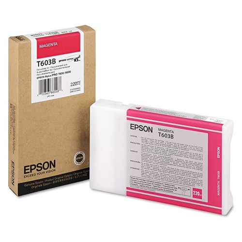 Ink & Toner | Epson T603B00 UltraChrome K3 Ink - Magenta image number 0