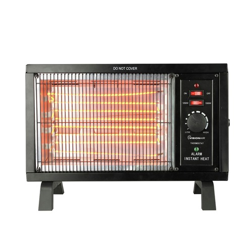 Heaters | Vision Air 1VAHW11 1500/1250 Watts 11 in. Radiant Heater image number 0