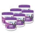 Office Jansan | BRIGHT Air 900014 14 oz. Jar Super Odor Eliminator - Purple, Lavender and Fresh Linen (6/Carton) image number 0