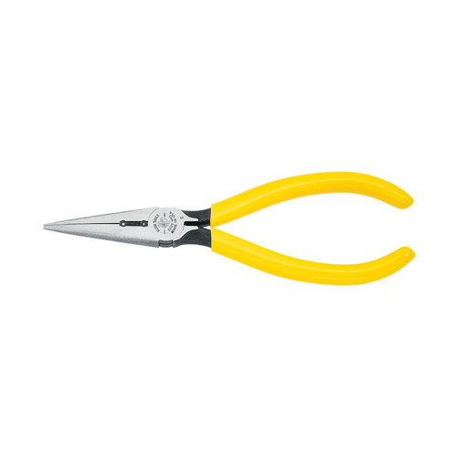 Pliers | Klein Tools D203-6H2 6 in. Long Nose Side-Cutter Stripping Pliers image number 0