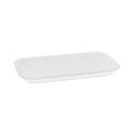  | Pactiv Corp. 0TF117S00000 8.3 in. x 4.8 in. x 0.65 in. #17 Supermarket Trays - White (1000/Carton) image number 0