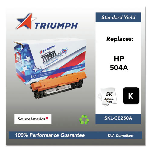 Office Jansan | Triumph SKL-CE250A 5000 Page-Yield Remanufactured CE250A (504A) Toner - Black image number 0