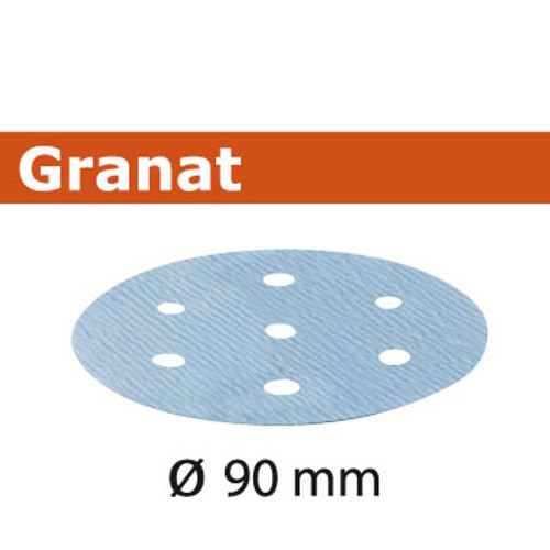 Grinding Sanding Polishing Accessories | Festool 497369 3-1/2 in. P180-Grit Granat Abrasive Sheet (100-Pack) image number 0
