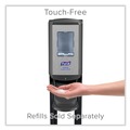 Labor Day Sale! Save $30 off $199! | PURELL 7416-DS CS6 13.5 in. x 5 in. x 28.5 in. 1,200 mL Hand Sanitizer Floor Stand with Dispenser - Graphite/Silver (1/Carton) image number 3