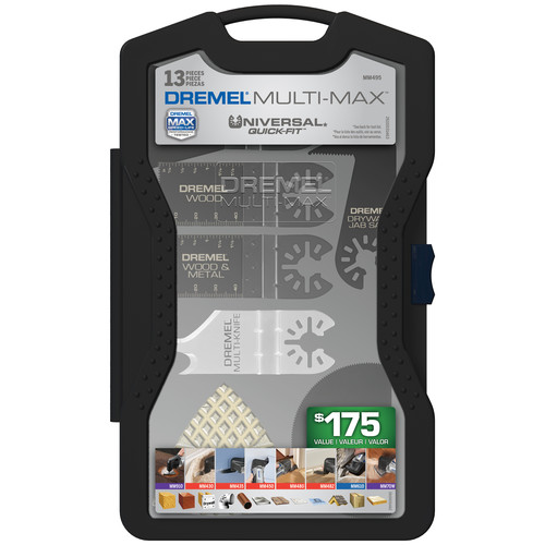 Rotary Tools | Dremel MM495 Multi-Max Universal Oscillating Quick-Fit Accessory Kit image number 0