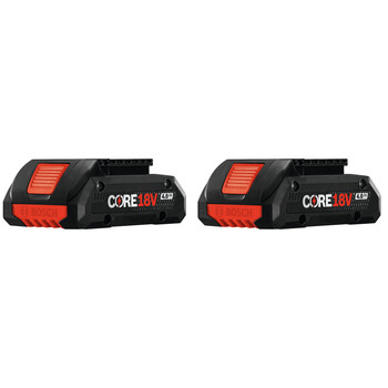BATTERIES | Bosch GBA18V40-2PK (2) CORE18V Lithium-Ion 4 Ah Compact Batteries