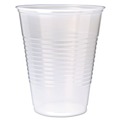 Labor Day Sale! Save $30 off $199! | Fabri-Kal 000000000009508028 RK 12 oz Ribbed Plastic Cold Drink Cups - Translucent (50/Sleeve, 20 Sleeves/Carton) image number 0