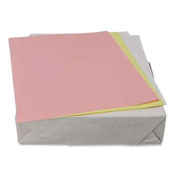 PM Company 8.5 x 11 Digital 3-Part Carbonless Paper - White/Canary/Pink (2505/Carton)