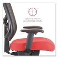 Office Chairs | Alera ALEEL42BME30B 17.9 in. to 21.8 in. Seat Height Elusion Series Mesh Mid-Back Swivel/Tilt Chair Supports Up to 275 lbs. - Red image number 8