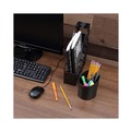 Office Jansan | Universal UNV08108 4-1/4 in. x 5-3/4 in. Recycled Plastic Big Pencil Cup - Black image number 7