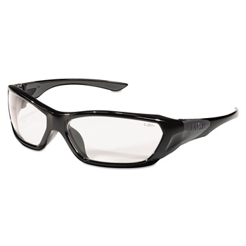 EYE PROTECTION | MCR Safety FF120 ForceFlex Black Frame Safety Glasses - Clear Lens