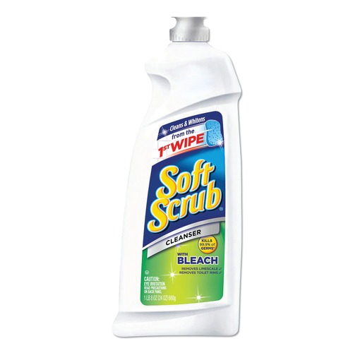 Cleaning & Janitorial Supplies | Soft Scrub 15519 36 oz. Bottle Commercial Cleanser with Bleach image number 0