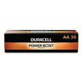 Batteries | Duracell MN15P36 Power Boost CopperTop Alkaline AA Batteries (36/Pack) image number 0