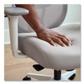 Office Chairs | HON HPTCC1T1UM.WHT Altern Mesh Back Task Chair, 17.95 to 21.1 Seat Height, Gray Seat, Gray/White Back, White Base image number 5