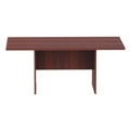  | Alera ALEVA717242MC 70.88 in. x 41.38 in. x 29.5 in. Valencia Series Rectangular Conference Table - Medium Cherry image number 2