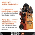 Storage Systems | Klein Tools 54815MB MODbox Parts Bin Rail Attachment image number 1