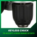 Right Angle Drills | Metabo HPT DN18DSLQ4M 18V Li-Ion 3/8 in. Angle Drill (Tool Only) image number 6