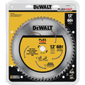 Miter Saw Blades | Dewalt DWAFV31260 FlexVolt 12 in. 60T Miter Saw Blade image number 1