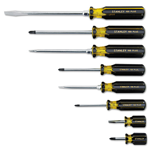 Screwdrivers | Bostitch 66-158-A 8-Piece 100 Plus Phillips/Slotted Screwdriver Set image number 0