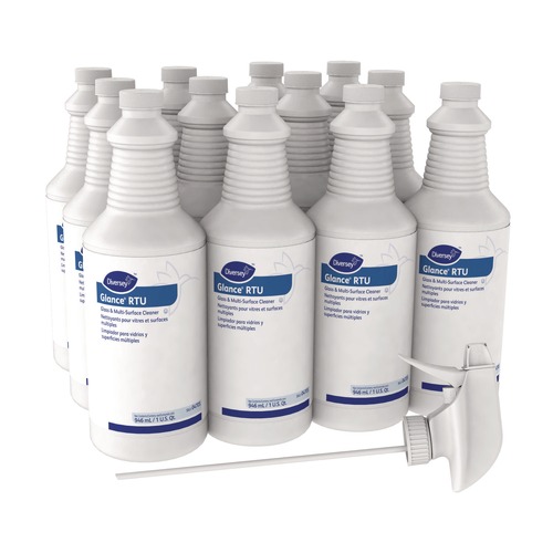All-Purpose Cleaners | Diversey Care 04705. Glance 32 oz. Spray Bottle Glass and Multi-Surface Cleaner - Original (12/Carton) image number 0