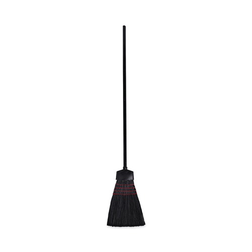 Just Launched | Boardwalk BWK916P 54 in. Wood Handle Maid Broom with Plastic Bristles (1 Dozen) image number 0