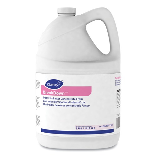  | Diversey Care 94291110 Breakdown 1 Gallon Fresh Scet Liquid Odor Eliminator (4/Carton) image number 0