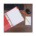 Office Jansan | Universal UNV20819 11 in. x 8.5 in. 8-Tab Deluxe Write-On/Erasable Tab Index - White, Assorted Tabs (1 Set) image number 5