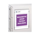 Office Jansan | C-Line 83911 Super Heavyweight 8-1/2 in. x 11 in. Magnetic Shop Ticket Holders with 15 Sheet Capacity - Clear (15/Box) image number 3