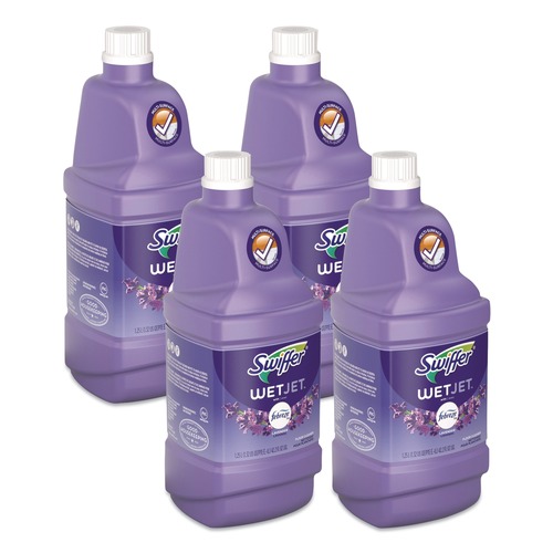 Cleaning & Janitorial Supplies | Swiffer 80322246 WetJet 1.25 Liter System Cleaning-Solution Refill - Lavender Scent (4/Carton) image number 0