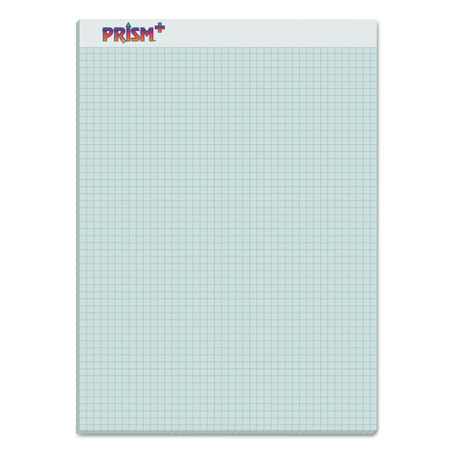  | TOPS 76581 Prism Quadrille Perforated Pads, 5 Sq/in Quadrille Rule, 8.5 X 11.75, Blue, 50 Sheets, 12/pack image number 0