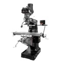 Milling Machines | JET 894157 ETM-949 Mill with 2-Axis Newall DP700 DRO and X, Y, Z-Axis JET Powerfeeds and USA Made Air Draw Bar image number 0