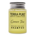 Cleaning & Janitorial Supplies | Diversified Hospitality Solutions TP01S100 Terra Pure 1 oz Shampoo - Green Tea Lemongrass (300/Carton) image number 1
