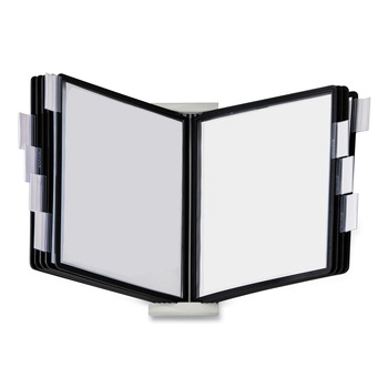 Durable InstaView Expandable Desktop Reference System with 10 Panels - Black/White